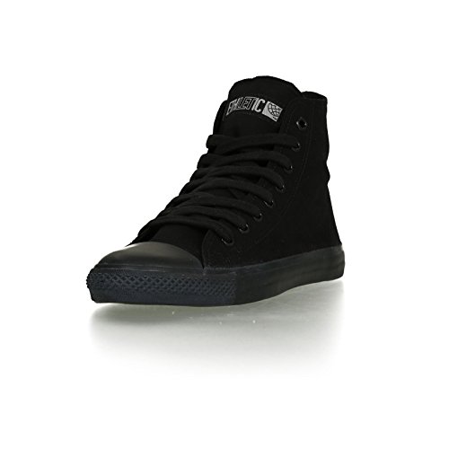 Ethletic Black Cap vegan HiCut – jet black / black – schwarz – aus Bio-Baumwolle – High Sneaker - 2