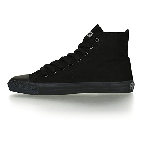 Ethletic Black Cap vegan HiCut – jet black / black – schwarz – aus Bio-Baumwolle – High Sneaker - 3