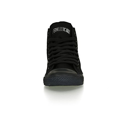 Ethletic Black Cap vegan HiCut – jet black / black – schwarz – aus Bio-Baumwolle – High Sneaker - 6