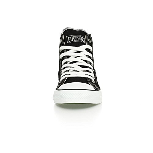 Ethletic Sneaker vegan HiCut – Farbe jet black / white aus Bio-Baumwolle – high Sneaker - 6
