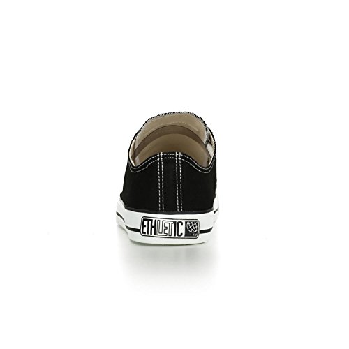 Ethletic Sneaker vegan LoCut – Farbe jet black / white aus Bio-Baumwolle – low Sneaker - 4