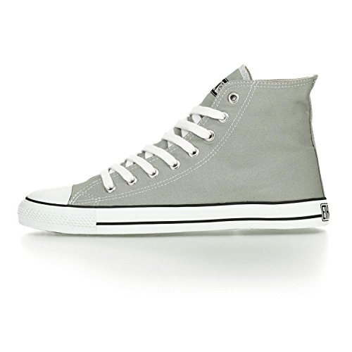 Ethletic Sneaker HiCut / High-Sneaker aus Bio-Baumwolle – urban grey / white – nachhaltig & fair - 3