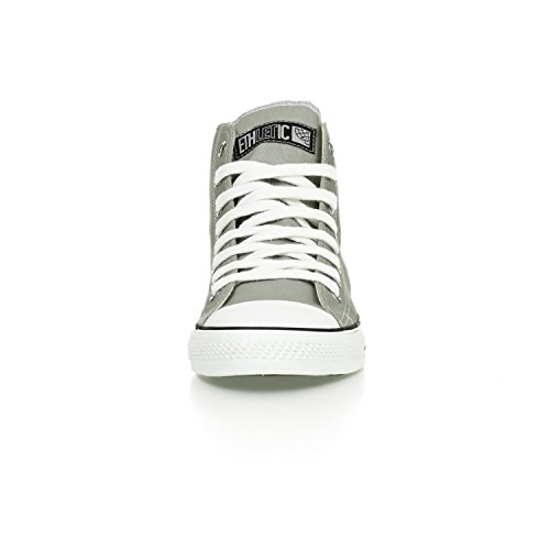 Ethletic Sneaker HiCut / High-Sneaker aus Bio-Baumwolle – urban grey / white – nachhaltig & fair - 6