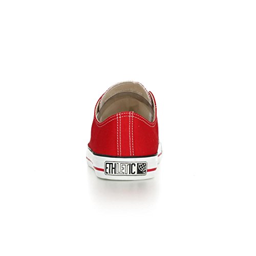 Ethletic Sneaker LoCut – rot / weiß aus Bio-Baumwolle, vegan & fair trade - 4