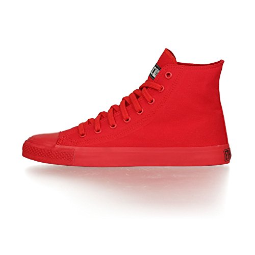 Ethletic Sneaker Monochrom vegan HiCut - Farbe cranberry aus Bio-Baumwolle Größe 40 - 3