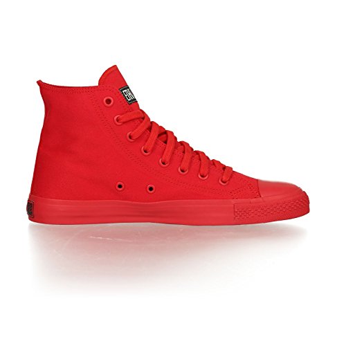 Ethletic Sneaker Monochrom vegan HiCut - Farbe cranberry aus Bio-Baumwolle Größe 40 - 5