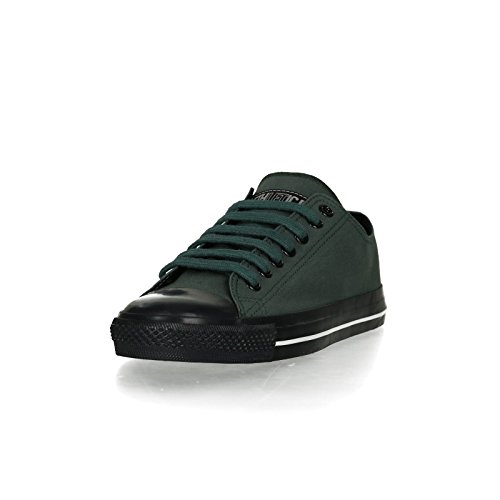 Ethletic Black Cap vegan LoCut Collection 17 - Farbe reseda green / jet black aus Bio-Baumwolle Größe 37 - 2