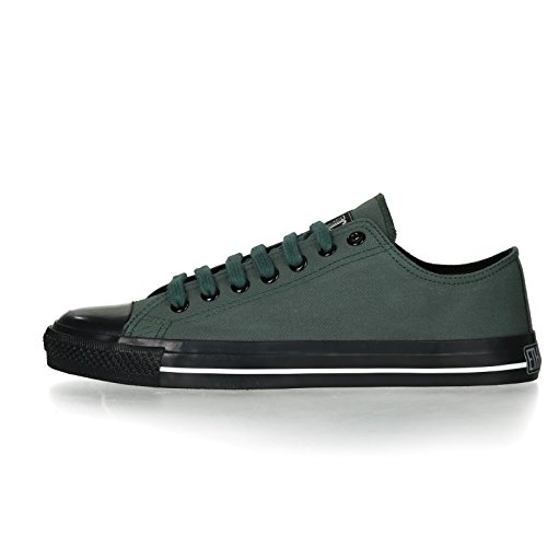 Ethletic Black Cap vegan LoCut Collection 17 - Farbe reseda green / jet black aus Bio-Baumwolle Größe 37 - 3