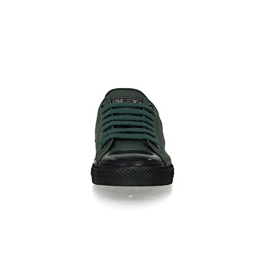 Ethletic Black Cap vegan LoCut Collection 17 - Farbe reseda green / jet black aus Bio-Baumwolle Größe 37 - 6