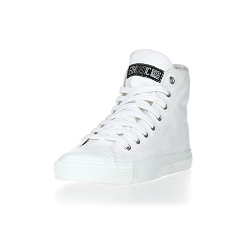 Ethletic Sneaker HiCut Collection 17 aus Bio-Baumwolle – just white / weiß – nachhaltig & fairer High-Sneaker - 2