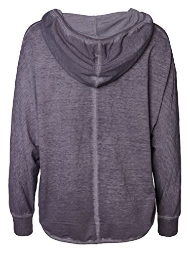 DAILY'S KALLIE Damen oversize Sweatjacke mit Kapuze und Fledermausärmeln aus Baumwolle und Polyester - soziale fair trade Kleidung, Mode vegan und nachhaltig Color loft, Size S - 2