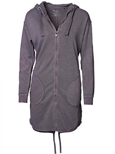 DAILY'S KONSTANZE Damen oversize Sweatjacke mit Überlänge aus 100% Bio-Baumwolle - fair & nachhaltig - loft