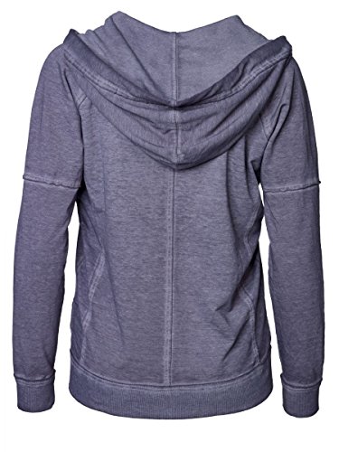 DAILY'S KENDRA Damen Sweatjacke mit Kapuze und Kängurutasche/Tasche vorne aus Baumwolle und Polyester - soziale fair trade Kleidung, Mode vegan und nachhaltig Color loft, Size S - 2