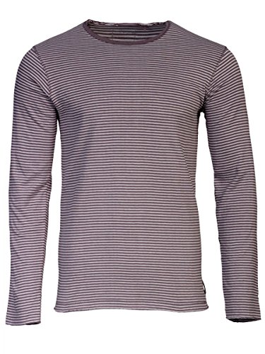 TREVOR'S KENNETH Herren Sweatshirt mit Rundhalsausschnitt und Streifen aus 100% Bio-Baumwolle - loft