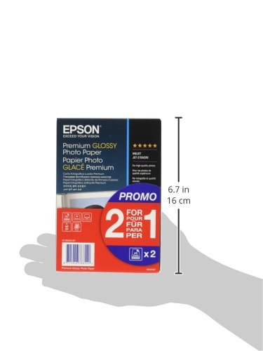 Epson Premium glossy photo paper inkjet 255g/m2 100x150mm 2x40 Blatt Pack - Glacé - 2