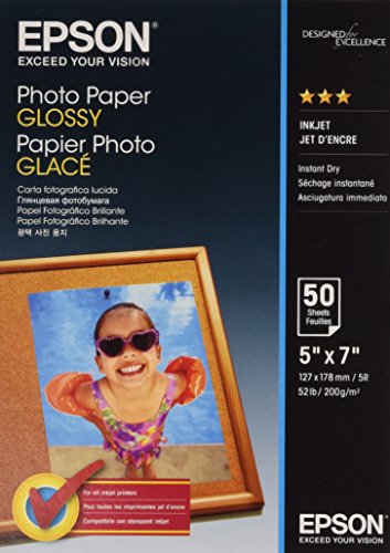 EPSON Fotopapier glänzend 200g/m² 130x180mm 50 Blatt