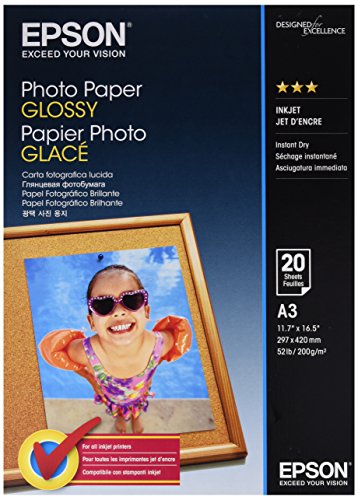 EPSON Fotopapier - hochglanz - A3 20 Blatt