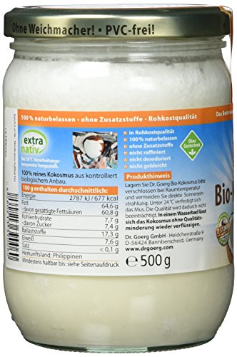 Dr. Goerg Premium Bio-Kokosmus, 1er Pack (1 x 500 g) - 4