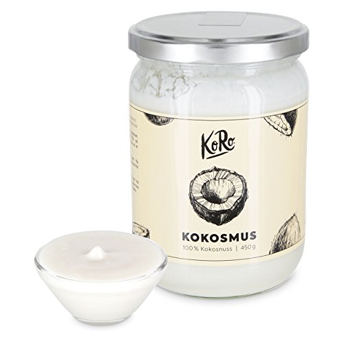 Bio Kokosmus Zuckerfrei ● Natürliches Cremiges Kokosmus Aus Kontrolliert Biologischem Anbau ● 450 g ● KoRo - 5