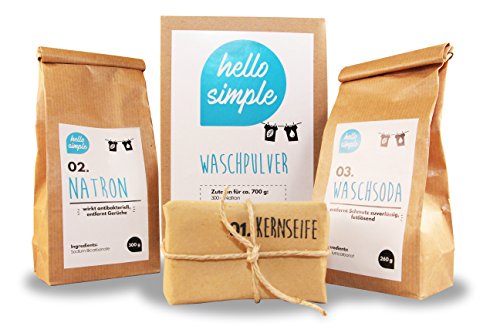 DIY Waschpulver zum Selbermachen (700g) - Palmöl von hello simple