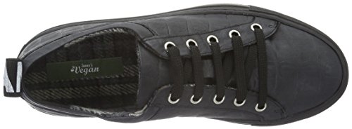 Jonny`s Vegan Damen Hanne Sneakers, Schwarz (Negro), 37 EU - 7