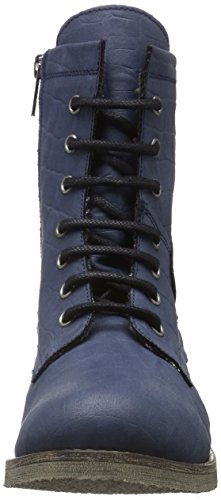Jonny´s Vegan Damen Dagrun Combat Boots, Blau (Marino 1), 42 EU - 4