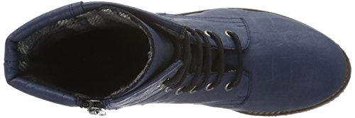 Jonny´s Vegan Damen Dagrun Combat Boots, Blau (Marino 1), 42 EU - 7
