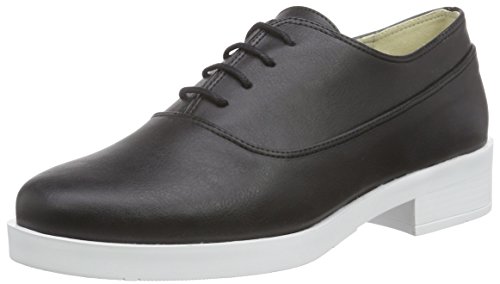 Jonny`s Vegan Nahimana - Damen Oxford Schnürhalbschuhe, schwarz