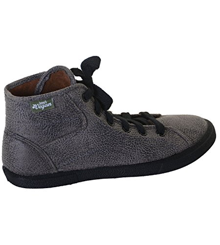 Jonny's Vegan Sneaker Halbhoch- Veganer Schuh Grau (Gris), Schuhgröße:42 D/EU - 2