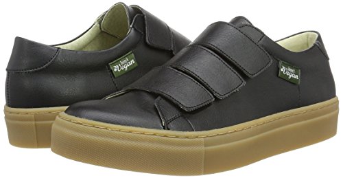 Jonny´s Vegan Damen Lluvia Sneaker, Schwarz (Negro), 40 EU - 5