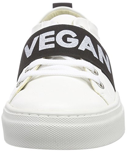 Jonny`s Vegan Tayen, Damen Sneakers, Weiß (Blanco), 40 EU - 4