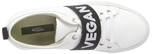 Jonny`s Vegan Tayen, Damen Sneakers, Weiß (Blanco), 40 EU - 7