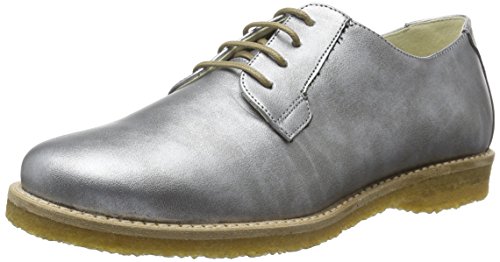 Jonny´s Vegan Damen Hedvig Derby Halbschuhe - Silber (Plata)