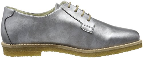 Jonny´s Vegan Damen Hedvig Derby, Silber (Plata), 37 EU - 6