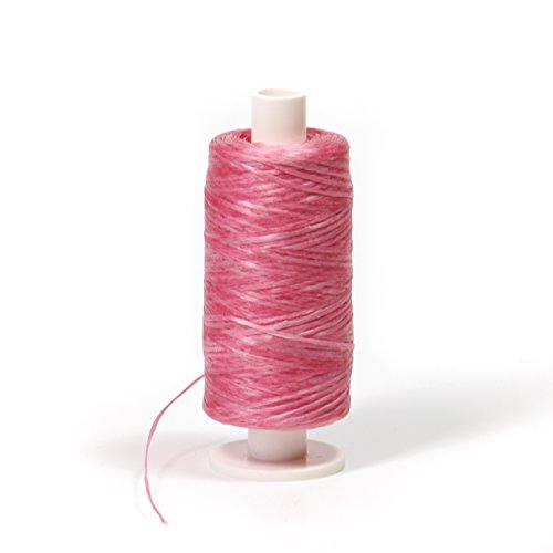 Polyester Premium Zahnseide gewachst Rosa - ohne Fluorid, vegan - 200m Spule