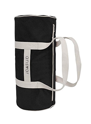 Sporttasche ansvar III aus Bio Baumwoll Canvas - Hochwertige Damen & Herren Sporttasche, Duffle Bag aus 100% nachhaltigen Materialien - mit GOTS & Fairtrade Zertifizierung, Farbe:anthrazit - 8