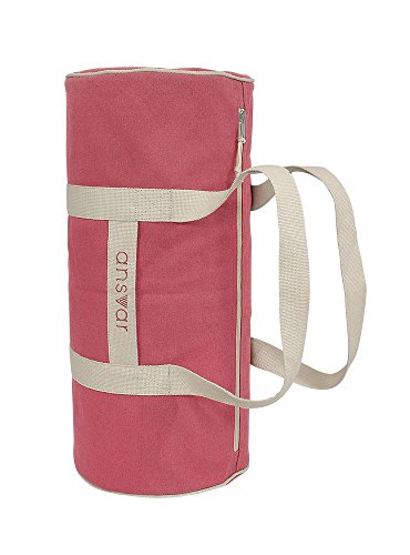 Sporttasche ansvar III aus Bio Baumwoll Canvas - Hochwertige Damen & Herren Sporttasche, Duffle Bag aus 100% nachhaltigen Materialien - mit GOTS & Fairtrade Zertifizierung, Farbe:altrosa - 7