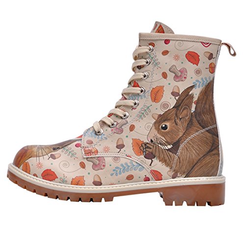 Dogo Squirrel, Damen Stiefel & Stiefeletten , beige - beige - Größe: EU 38 - 4