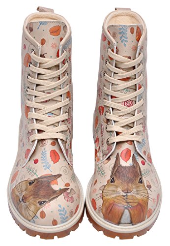 Dogo Squirrel, Damen Stiefel & Stiefeletten , beige - beige - Größe: EU 38 - 6