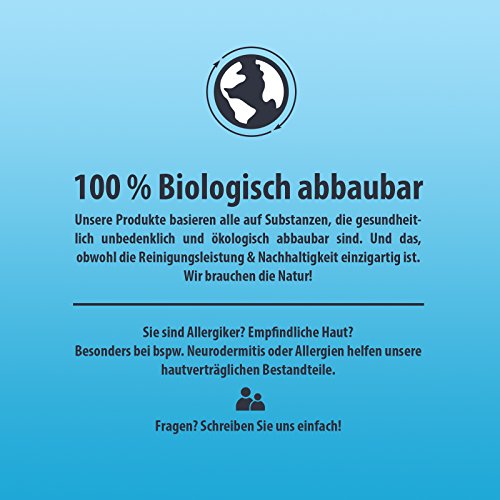 Profi-Glasreiniger Konzentrat, 250 ml | Fensterreiniger mit lotus-ähnlichem Effekt | für Glatt und Glasflächen | Tierversuchsfrei und umweltfreundlich - 7