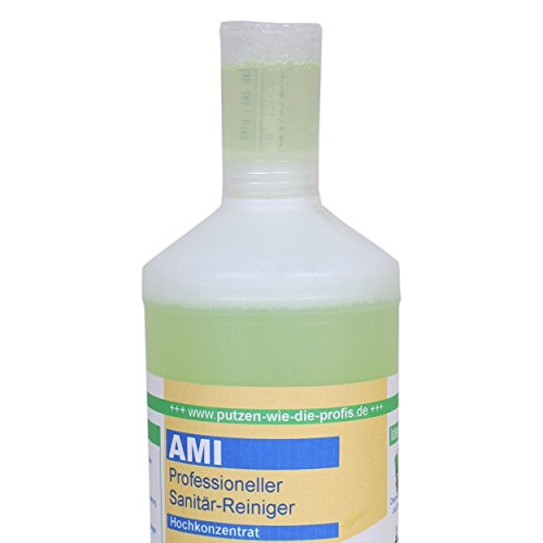 AMI Antikalk-Badreiniger Konzentrat 1.000ml, Kalkreiniger & Sanitärreiniger, entfernt Kalk & Schmutz in Bad & Küche, hautfreundlich & ökologisch abbaubar - 9