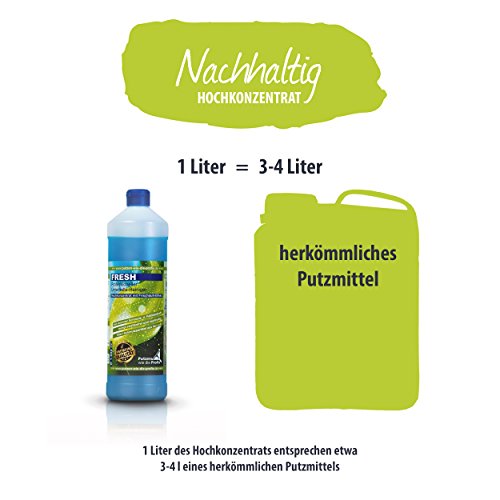 FRESH Profi Unterhaltsreiniger 1.000 ml, Hochkonzentrat Putzmittel mit Frischeduft, Universal-Reiniger, Unterhaltsreinigung für täglichen Gebrauch für Industrie & Haushalt - 4