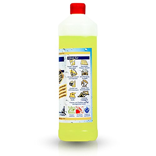 EASY Universal-Reiniger Konzentrat 1.000 ml, Profi-Reinigungsmittel, Glasreiniger, WC Reiniger, Badreiniger & Küchenreiniger für alle glatten Flächen - tierversuchsfrei - 2