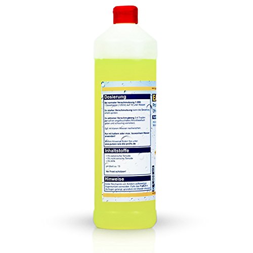 EASY Universal-Reiniger Konzentrat 1.000 ml, Profi-Reinigungsmittel, Glasreiniger, WC Reiniger, Badreiniger & Küchenreiniger für alle glatten Flächen - tierversuchsfrei - 8