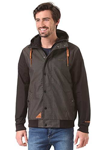 Ragwear Eagle - Herren-Kapuzenjacke in schwarz