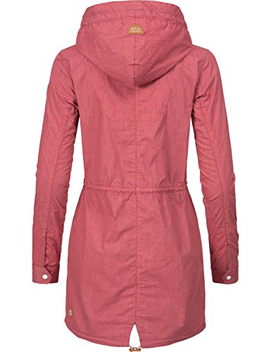 Ragwear Damen Mantel Übergangsmantel YM-Clancy Chili Red Gr. M - 2