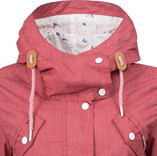 Ragwear Damen Mantel Übergangsmantel YM-Clancy Chili Red Gr. M - 4