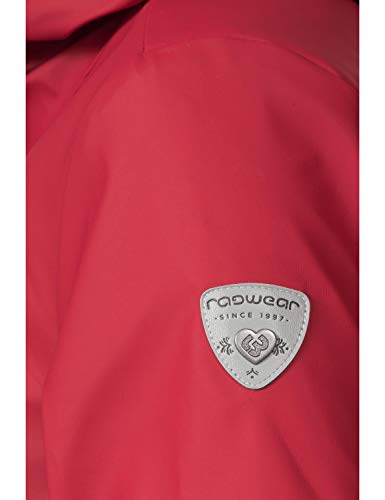 Monadis | Outdoor-Jacke Chilli Regenparka Red Damen Label Ragwear VeggieSearch Rainy Black