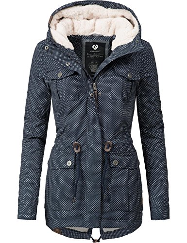 Ragwear Damen Wintermantel YM-Laika - Navy