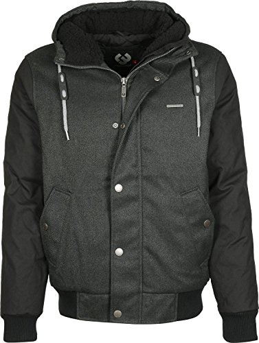 Ragwear Herren Kapuzenjacke - schwarz